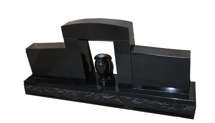 Black Granite Wingset Monument