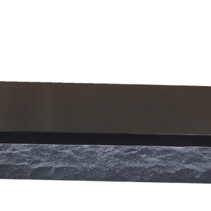 Jet Black Granite Base Monument