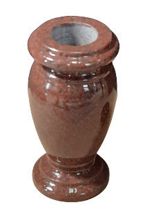 Indian Red Flower Vase