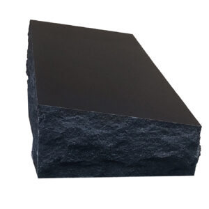 Jet Black Pillow 6 by 4 24 × 12 × 6